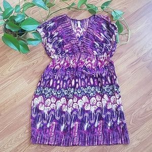 SALE 5/$20🎉Xhilaration Purple Tie Dye Style Dress